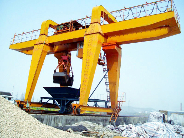 MZ Model Grab Crane Double Girder Handling Gantry Crane