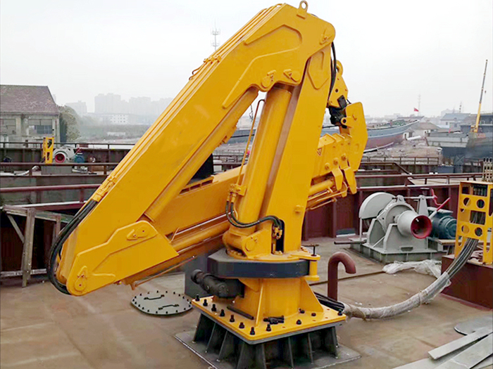 Customizable Hydraulic Crane Marine Knuckle Boom Deck Crane